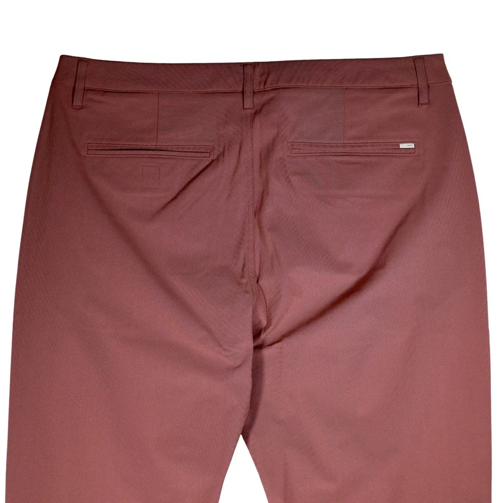 Vuori Meta Trouser Pants Mens 38 Sable Red Stretch Performance Golf Chino V4098